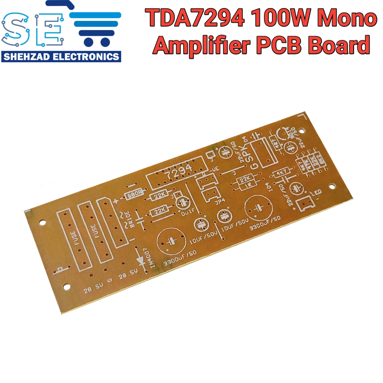 TDA7294 100W Mono Amplifier PCB – High-Power Audio Board for